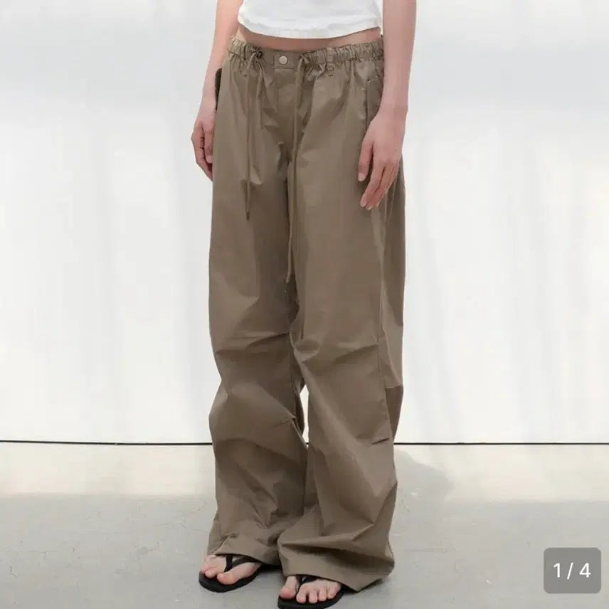 [BUNJANG] Rock Cake Modern Cargo Pants Beige / 락케이크 모던 카고 팬츠 베이지