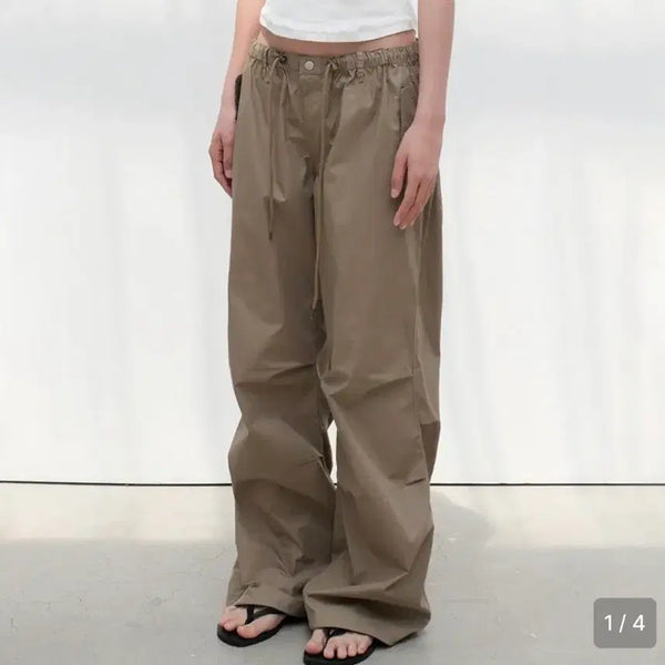 [BUNJANG] Rock Cake Modern Cargo Pants Beige / 락케이크 모던 카고 팬츠 베이지
