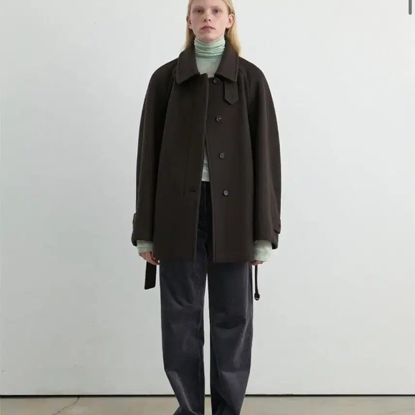 [BUNJANG] Alte Half Coat Brown / Alte 알테 하프코트 브라운