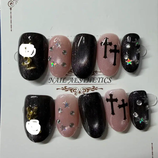 [BUNJANG] Custom Nail Tips Size L (Set of 97) / 네일팁 판매 길이 2 사이즈 L (97)