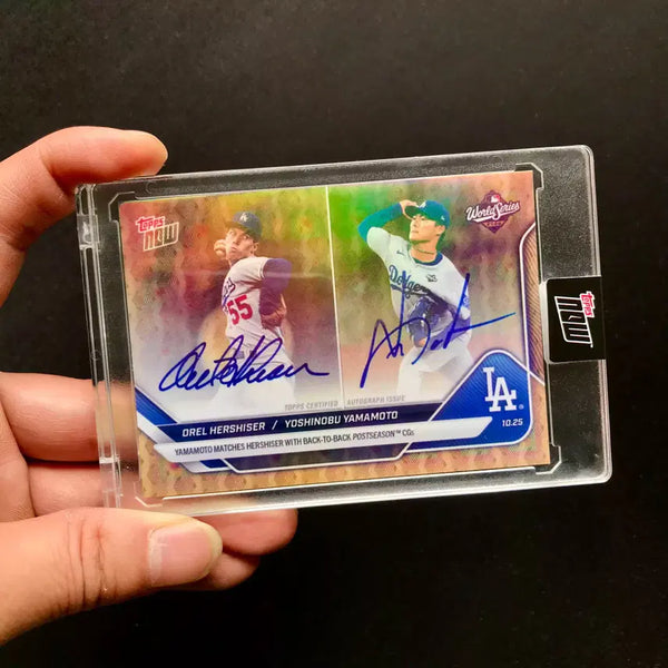 [BUNJANG] Yamamoto Yoshinobu Dodgers Reprints High-Quality Custom Baseball Card / 수제 고품질 리프린팅 다저스 야마모토 요시노부 카드