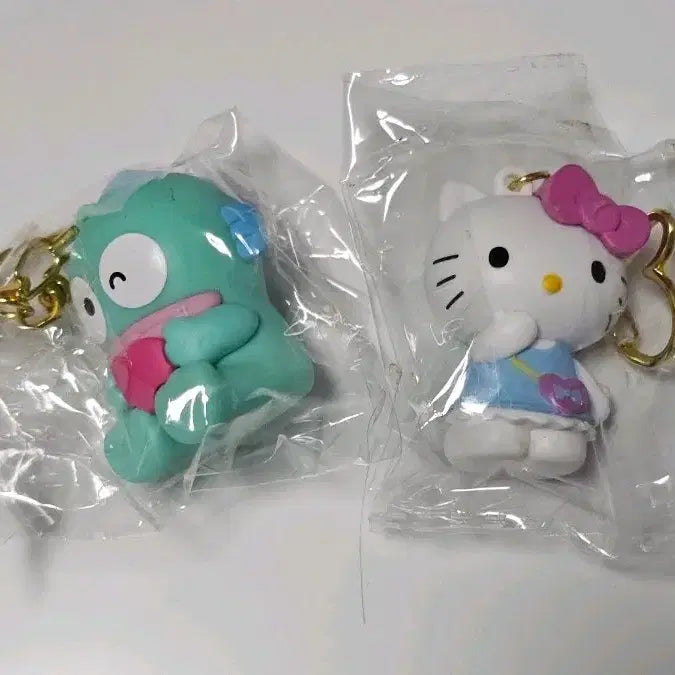 [BUNJANG] Sanrio Hello Kitty & Hangyodon Keychains / 산리오 키링 키티 한교동