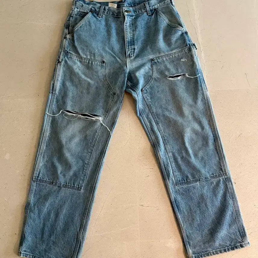 [BUNJANG] Carhartt USA Double Knee Work Pants 36x32 / 칼하트 USA 빈티지 더블니 썩블니 made in USA 36x32