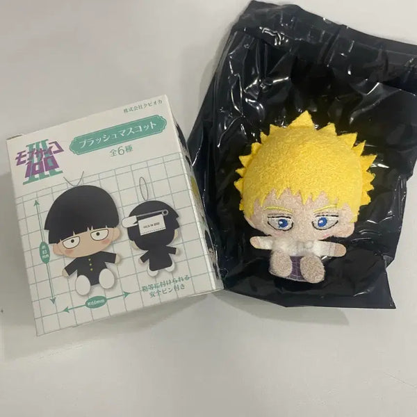 [BUNJANG] Mob Psycho 100 Teruki Hanazawa Plush Mascot Keychain Badge Plushie / 모브사이코 100 하나자와 테루키 플러시 마스코트 키링 뱃지 누이