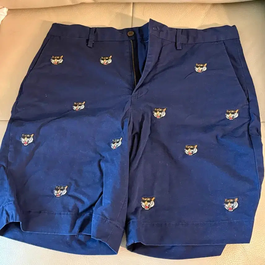 [BUNJANG] Polo Ralph Lauren Tiger Embroidery Shorts / 폴로 랄프로렌 타이거 자수 반바지