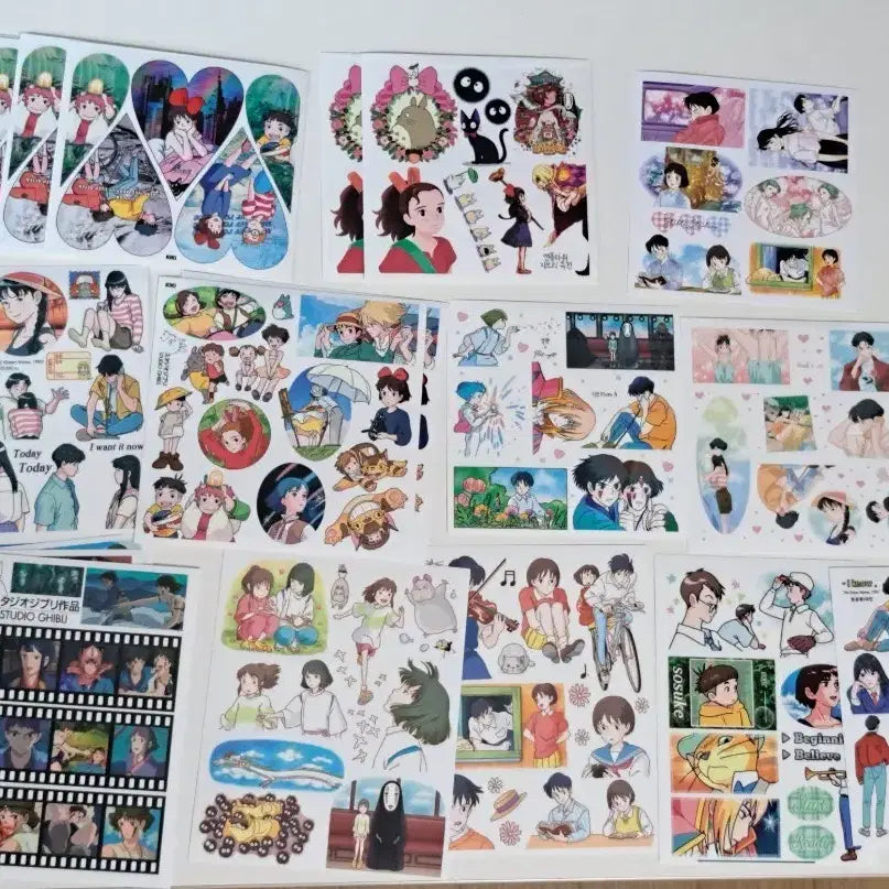 [BUNJANG] Studio Ghibli Sticker Set D / 지브리 인스 세트 D