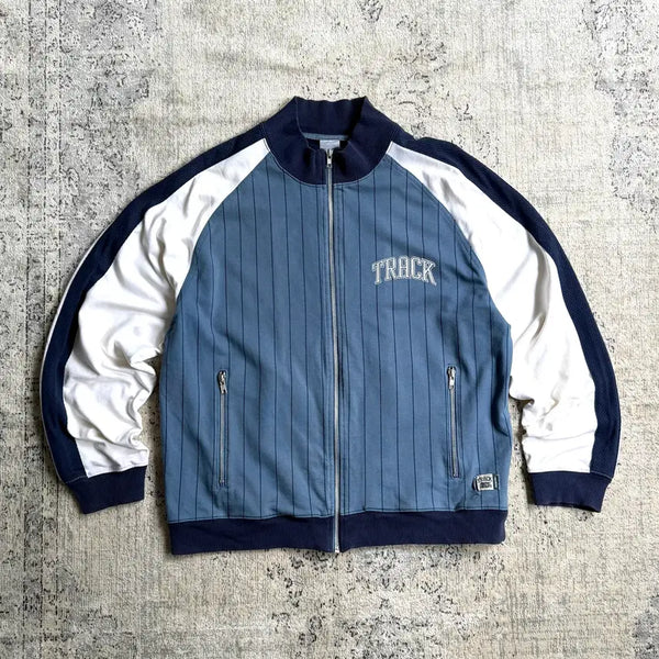 [BUNJANG] Nike 2000s Athletic Zip Track Jersey / 나이키 2000s 트랙 애슬레틱 집 져지