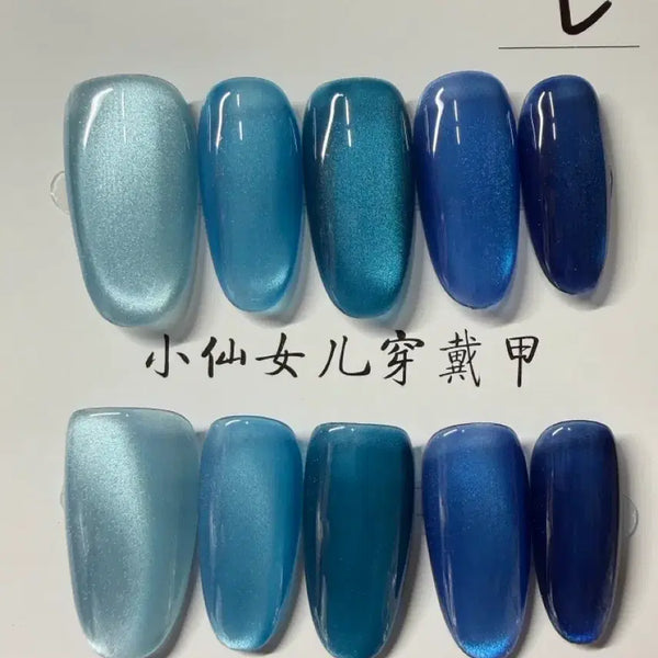 [BUNJANG] Custom Long Press-On Nails - Size L / 네일팁 판매 길이 2.5 사이즈 L (99)