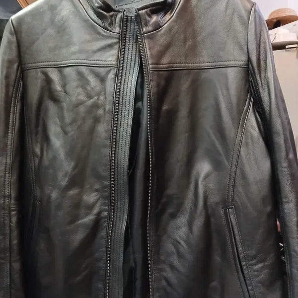 [BUNJANG] Police Genuine Leather Jacket Size 95 / 폴리스 양가죽자켓95
