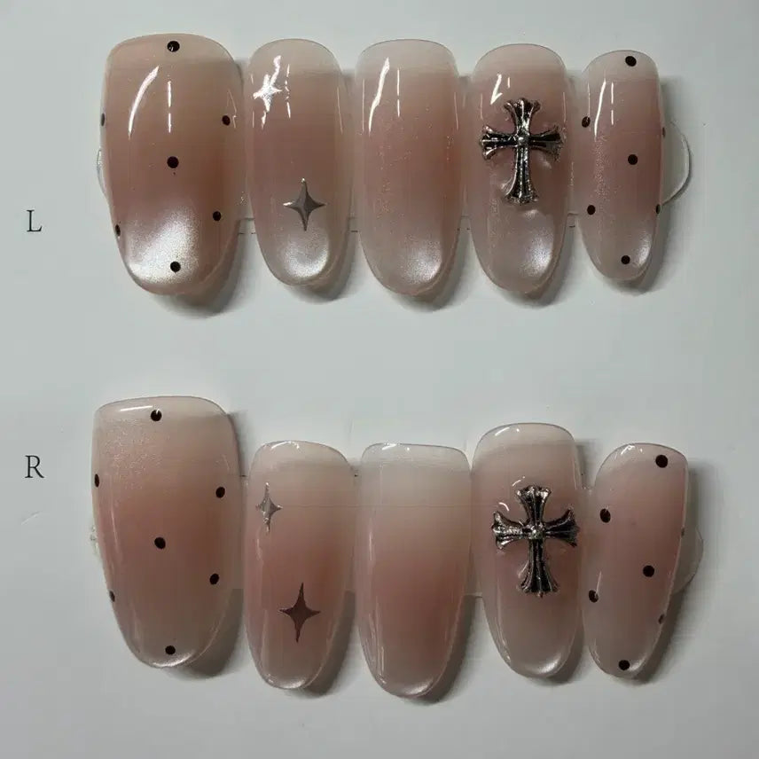 [BUNJANG] Custom Length & Size L Nail Tips (101) / 네일팁 판매 길이 2.5 사이즈 L (101)