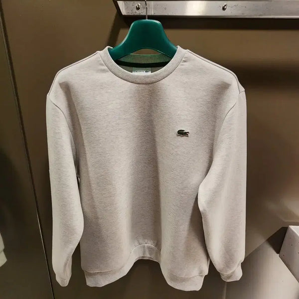 [BUNJANG] Lacoste Men's Double Face Basic Crewneck Sweatshirt / (새상품) 라코스테 남성 더블페이스 베이직 크루넥 스웻셔츠 (맨투맨)