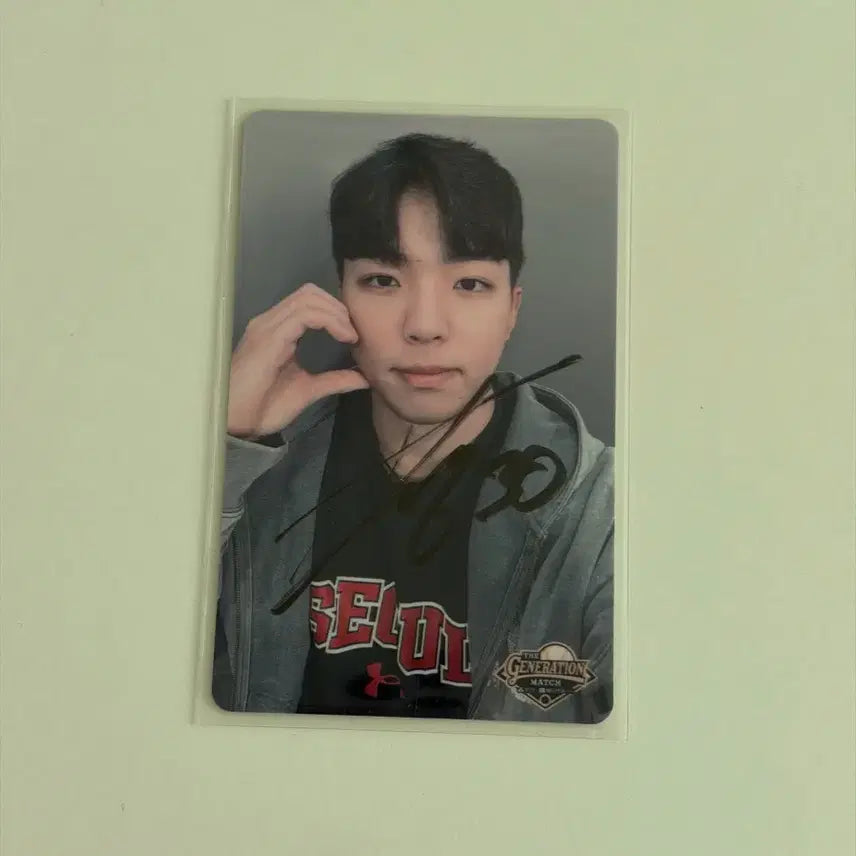 [BUNJANG] Samsung Lions Kim Young-woong Snappyzm Autographed Photocard / 삼성라이온즈 김영웅 스내피즘 사인 포카 양도