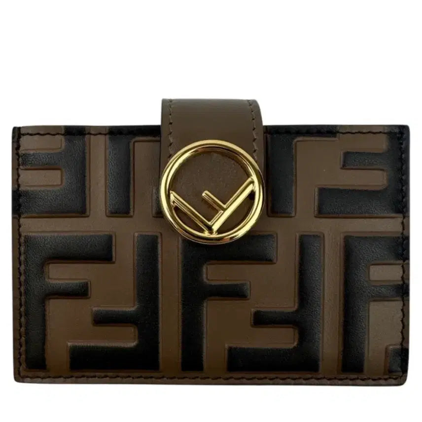 [BUNJANG] Fendi Accordion Card Holder Brown / 펜디 아코디언 카드지갑 브라운