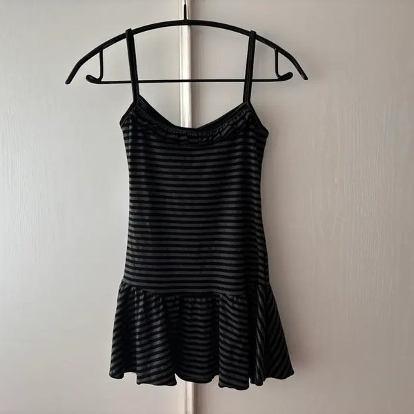 [BUNJANG] Stripe Sleeveless Tank Top T-Shirt / 스트라이프 민소매 나시 티셔츠