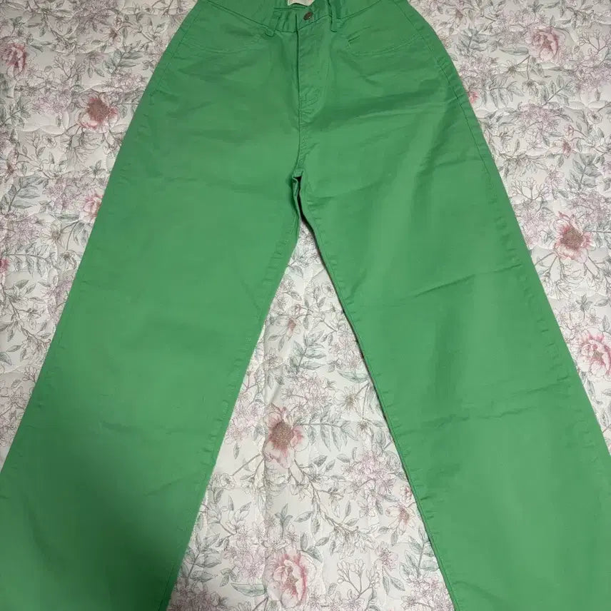 [BUNJANG] Pesto Pants Mint Cotton / 페스토 팬츠