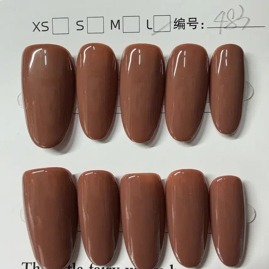 [BUNJANG] Nail Tips - Size L (Length 2.5) / 네일팁 판매 길이 2.5 사이즈 L (106)