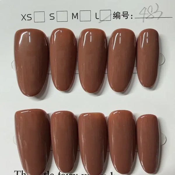 [BUNJANG] Nail Tips - Size L (Length 2.5) / 네일팁 판매 길이 2.5 사이즈 L (106)