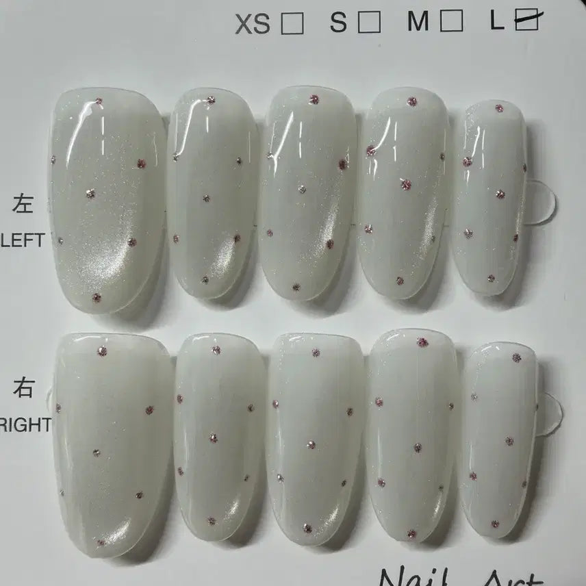 [BUNJANG] Custom Nail Tips - Size L (Set of 10) / 네일팁 판매 길이 2.5 사이즈 L (107)