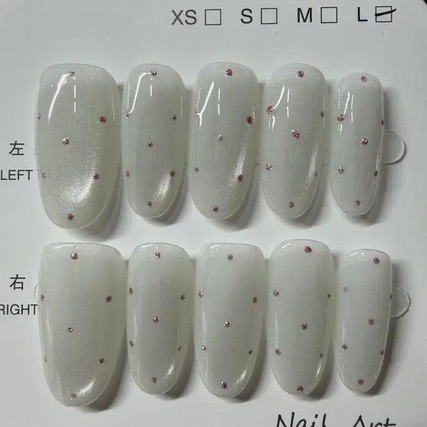 [BUNJANG] Custom Nail Tips - Size L (Set of 10) / 네일팁 판매 길이 2.5 사이즈 L (107)