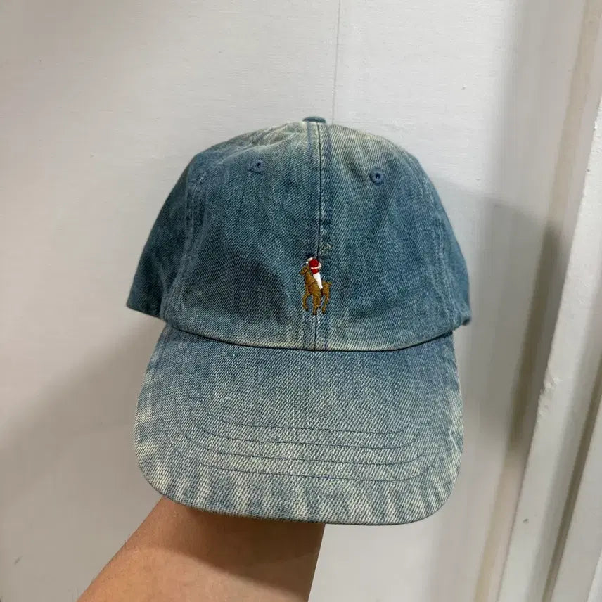 [BUNJANG] Polo Ralph Lauren Denim Baseball Cap / 폴로 랄프로렌 데님 볼캡