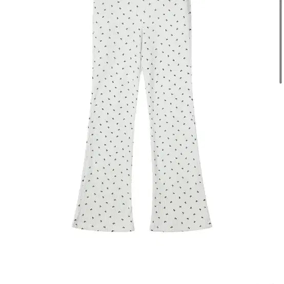 [BUNJANG] Rest&Recreation RR Pattern Flare Pants - Ivory / Rest&Recreation RR 패턴 플레어 팬츠 아이보리