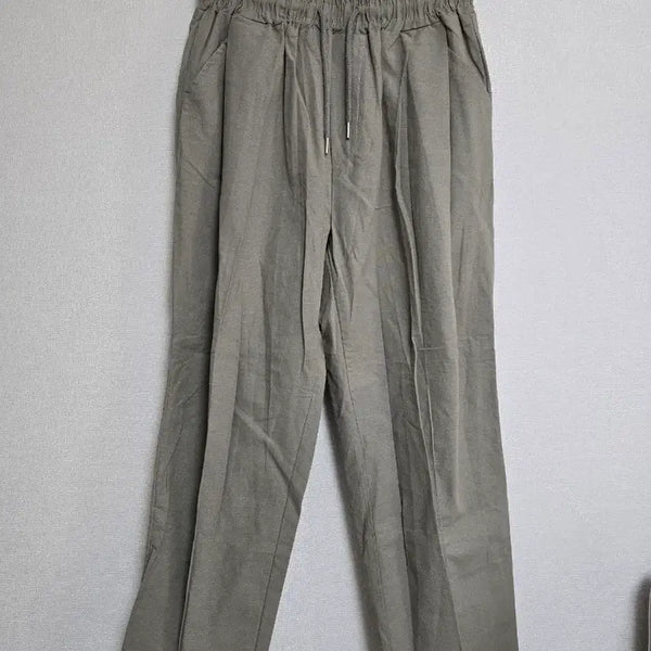 [BUNJANG] Camel Khaki Wide Banding Pants / Camel 카키 와이드 밴딩 팬츠 3(L~)/ 새상품