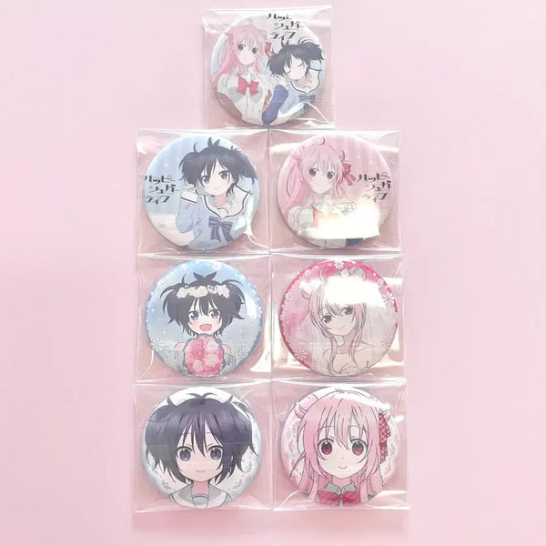 [BUNJANG] Happy Sugar Life Matsuzaka Sato Kobe Shio Can Badge Bundle Set / 해피슈가라이프 마츠자카 사토 코베 시오 캔뱃지