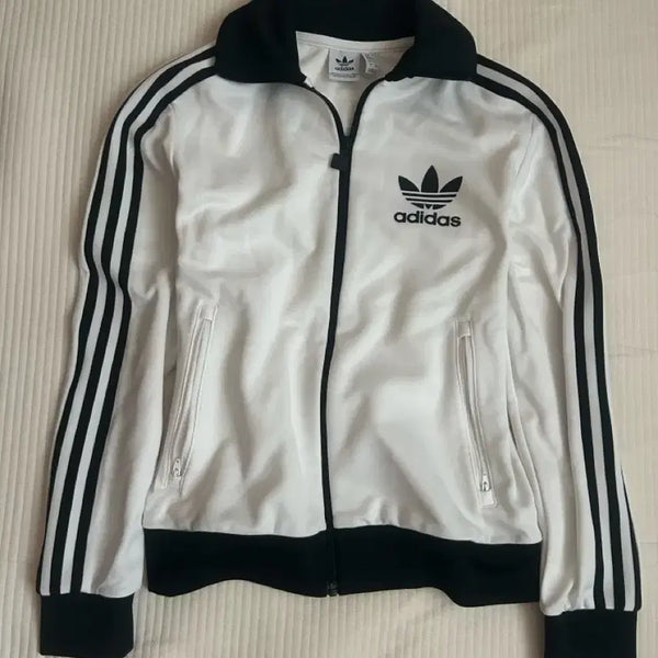 [BUNJANG] Adidas Beckenbauer Track Top Jersey White (Women's L) / 아디다스 트랙탑 져지 화이트