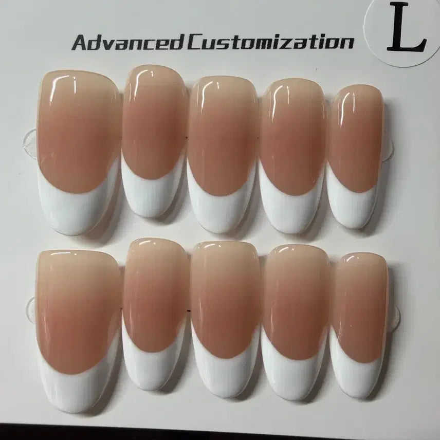 [BUNJANG] Custom Nail Tips - Size L (Length 2.5) / 네일팁 판매 길이 2.5 사이즈 L (110)