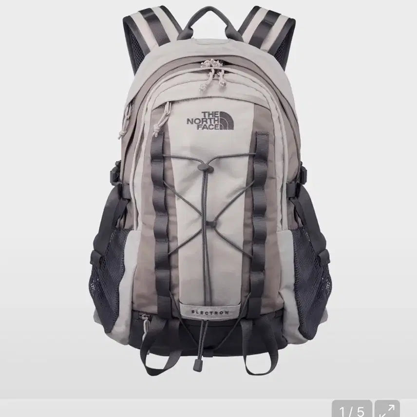 [BUNJANG] The North Face White Label Electron Backpack White Sand NM2DR06L / 노스페이스 화이트라벨 일렉트론 백팩 화이트샌드 NM2DR06L