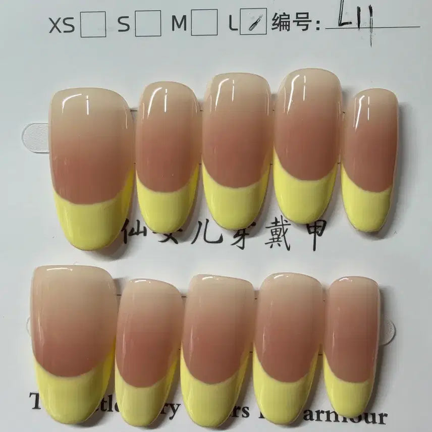 [BUNJANG] Nail Tips - Size L (Length 2.5) / 네일팁 판매 길이 2.5 사이즈 L (112)