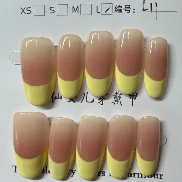 [BUNJANG] Nail Tips - Size L (Length 2.5) / 네일팁 판매 길이 2.5 사이즈 L (112)