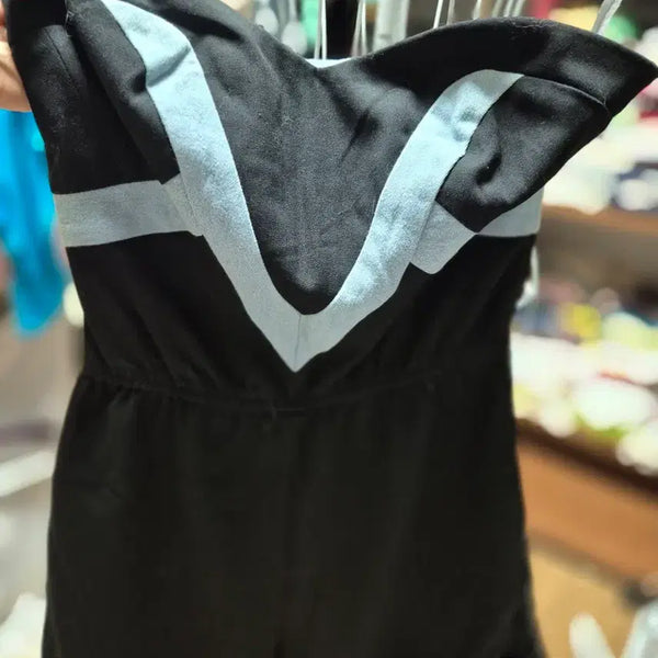 [BUNJANG] Black & Gray Imported Romper for Women / 블랙 앤 그레이 여성 롬퍼 미국수입