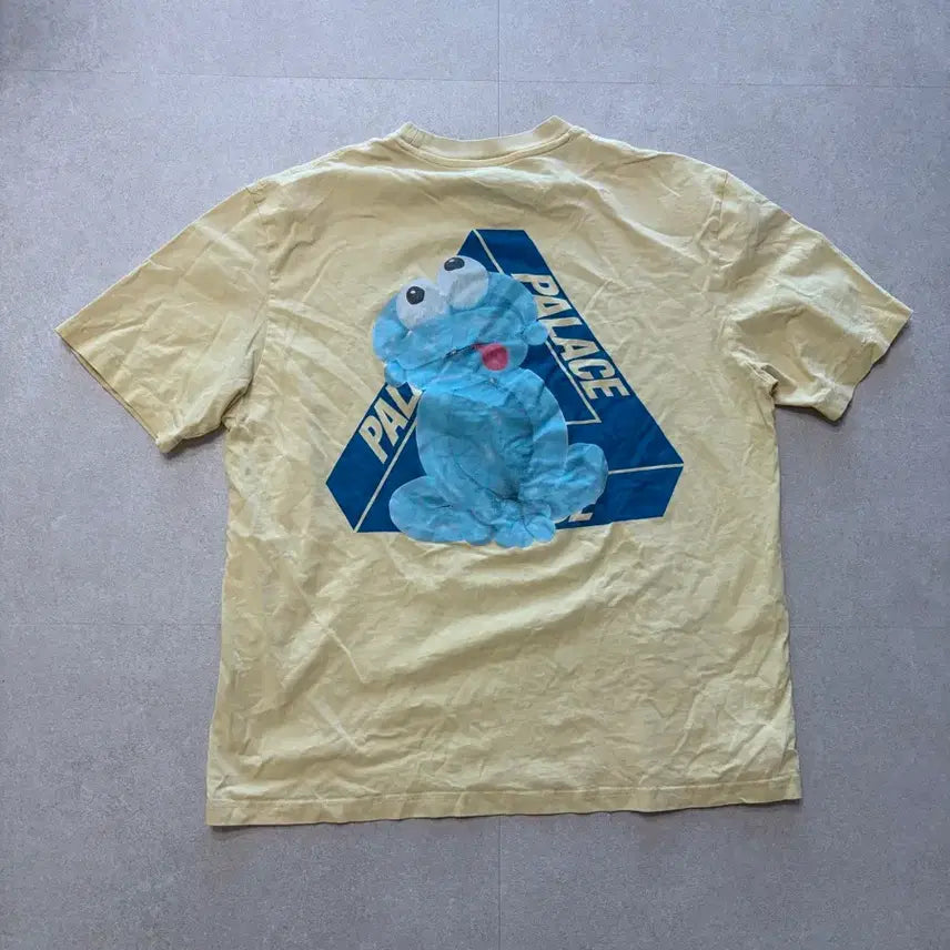 [BUNJANG] Palace Bear Short Sleeve T-Shirt Yellow / 팔라스 베어 반팔티 옐로우