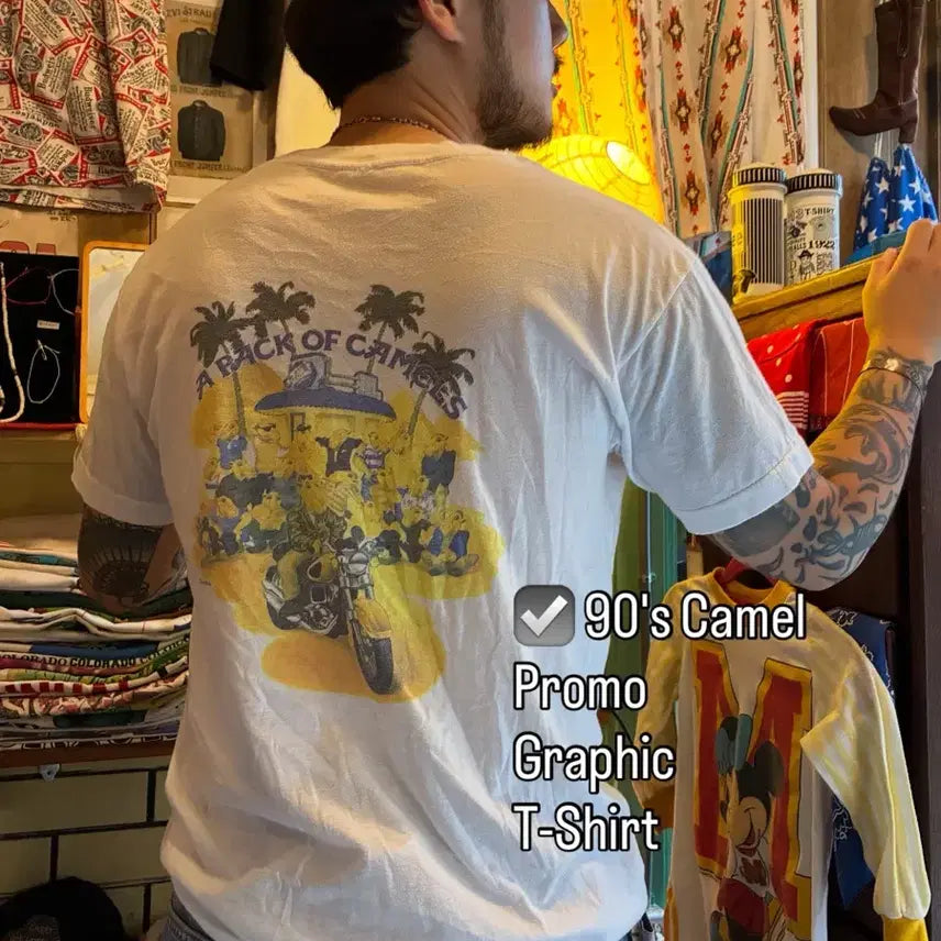 [BUNJANG] 1990 Camel Promo Graphic T-Shirt / 1990 Camel Promo Graphic T-Shirt