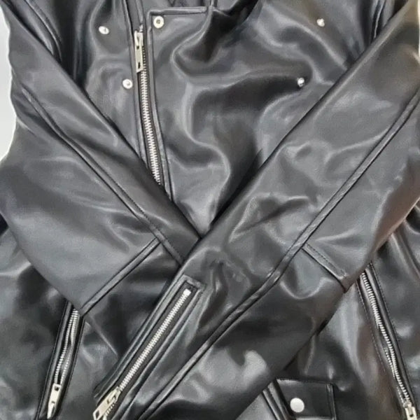 [BUNJANG] LAPA STORE Buffing Leather Rider Jacket / 라퍼지스토어 버핑레더 라이더자켓