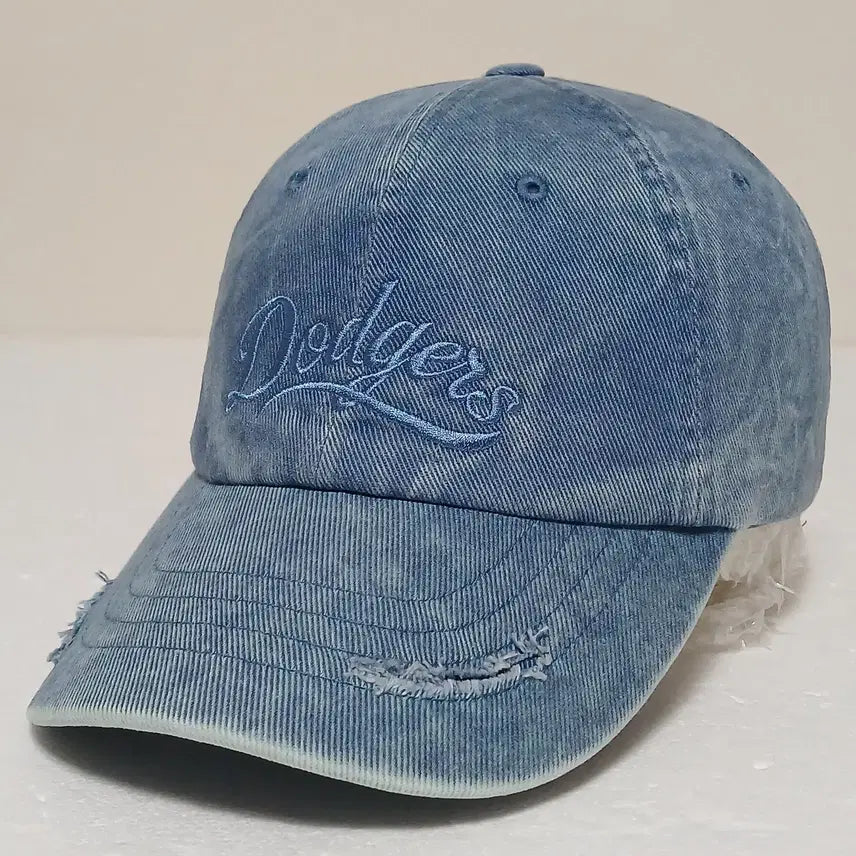 [BUNJANG] MLB Vintage Denim Unstructured Ball Cap / (F) MLB 빈티지 데님 언스트럭처 볼캡 모자