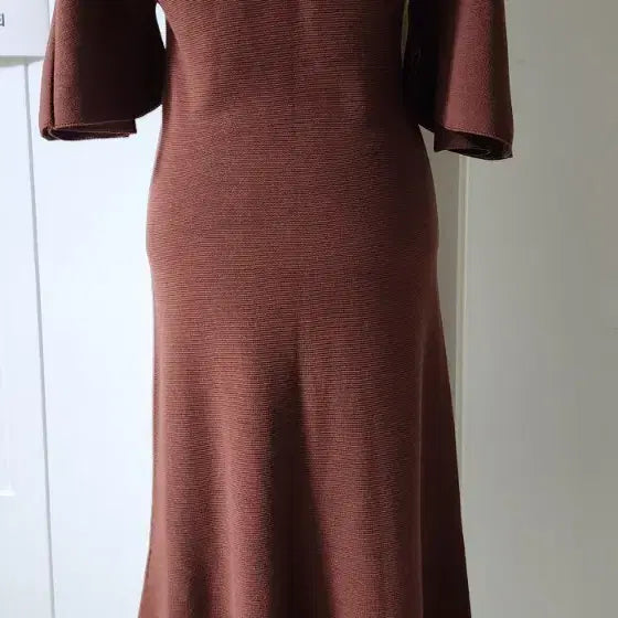 [BUNJANG] Jigott Knit Long Dress / 지고트 니트 원피스