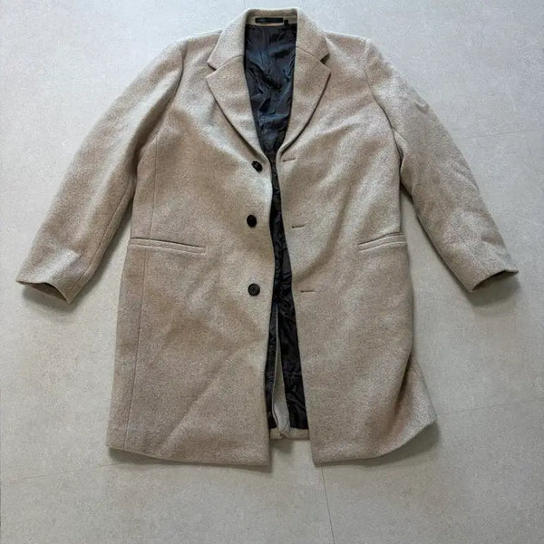 [BUNJANG] Theory Wool Cashmere Coat Beige XL / Theory 울캐시미어코트 xl