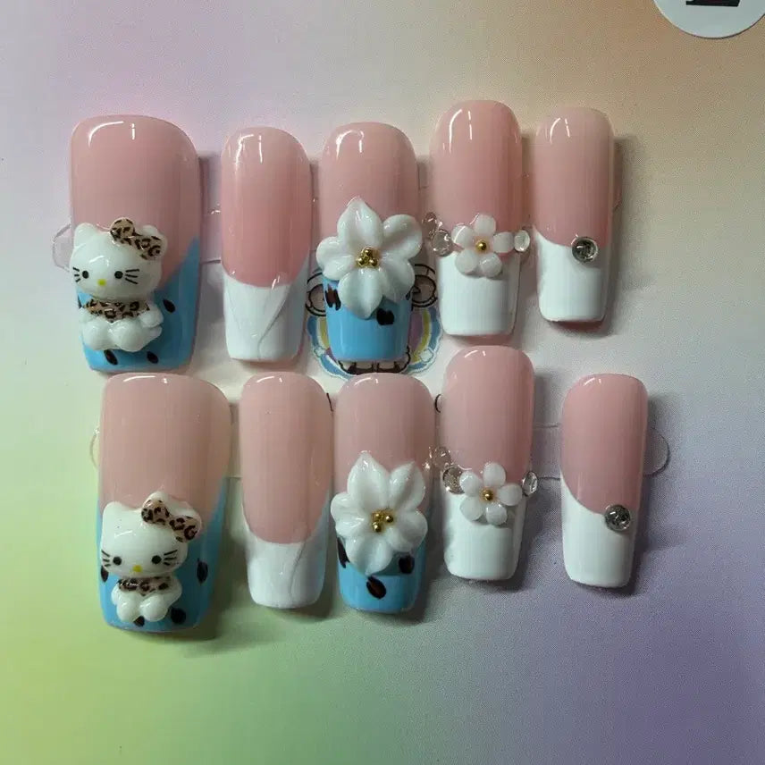 [BUNJANG] Custom Nail Tips - Size L (Set of 118) / 네일팁 판매 길이 2.5 사이즈 L (118)