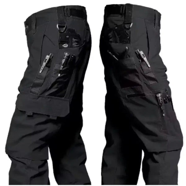 [BUNJANG] Black Military Workwear Set (Top M, Bottom S) / 작업복 밀리터리 블랙 상하의 미착용