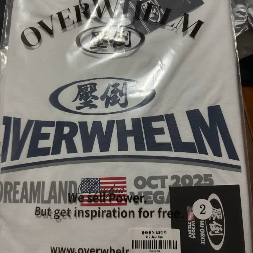 [BUNJANG] Abdo American Flag T-Shirt White / 압도 성조기 반팔