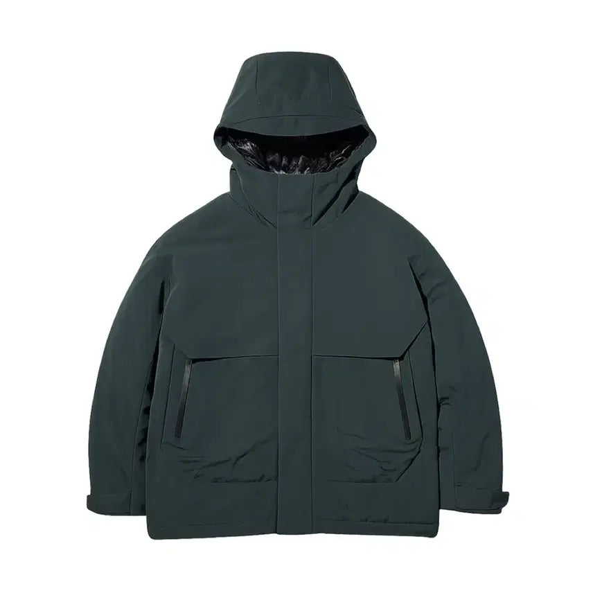 [BUNJANG] Uniqlo x Jil Sander Hybrid Down Oversized Parka Dark Green XL / 유니클로 x 질 샌더 하이브리드 다운 오버사이즈 파카 다크 그린