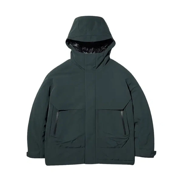 [BUNJANG] Uniqlo x Jil Sander Hybrid Down Oversized Parka Dark Green XL / 유니클로 x 질 샌더 하이브리드 다운 오버사이즈 파카 다크 그린