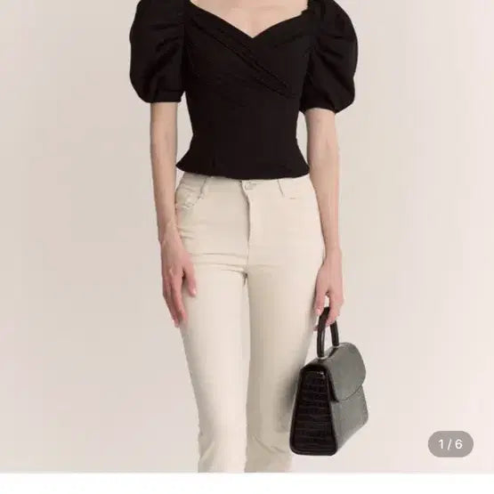 [BUNJANG] Graceyu Benny Top Ivory / 그레이스유 베니 탑 아이보리 정가 146000
