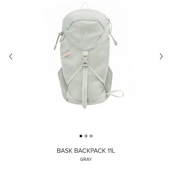 [BUNJANG] Minuit Mooth Sporty Basque Backpack Grey / 미닛뮤트 스포티 바스크 백팩 그레이