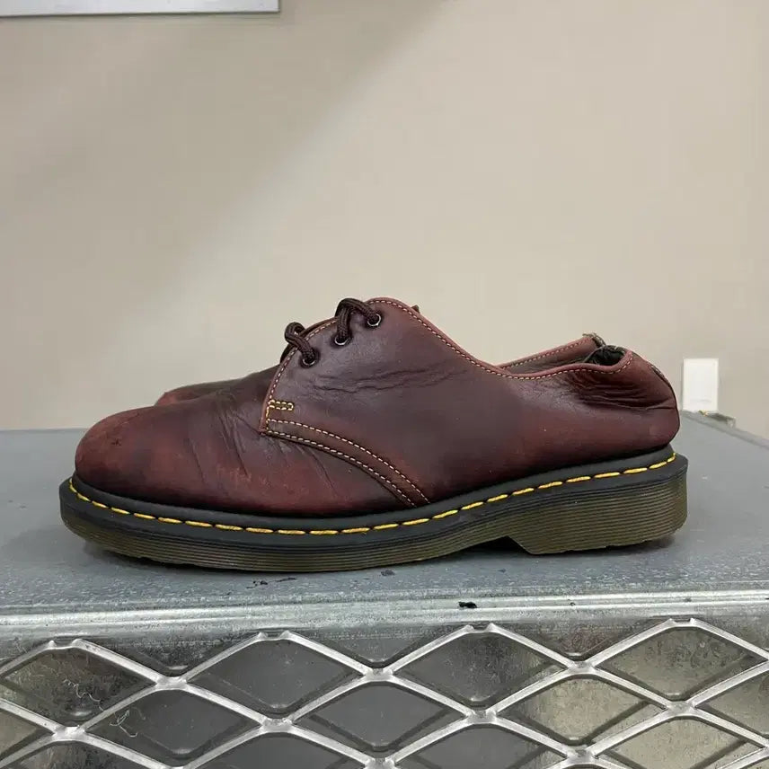 [BUNJANG] Dr. Martens 1461 Brown Crazy Horse 3-Eye Shoes UK 8 / 닥터마틴 1461 브라운 크레이지 호스 3홀 Uk8 (gr-5810)