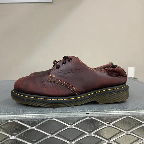 [BUNJANG] Dr. Martens 1461 Brown Crazy Horse 3-Eye Shoes UK 8 / 닥터마틴 1461 브라운 크레이지 호스 3홀 Uk8 (gr-5810)