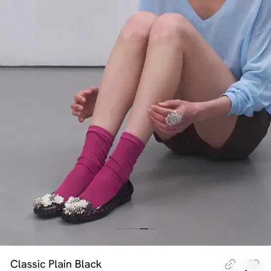 [BUNJANG] Heavenly Jelly Black Jelly Shoes Size 235 / 헤븐리젤리 블랙 젤리슈즈 235