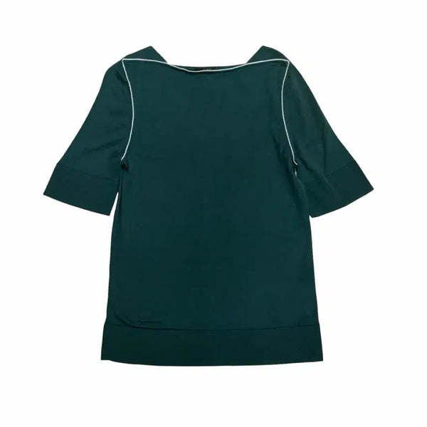 [BUNJANG] COS Silk Blend Boatneck Knit XS Green / COS 코스 실크 블랜드 보트넥 니트 XS 그린